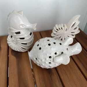 White Ceramic Decorative Beach theme set